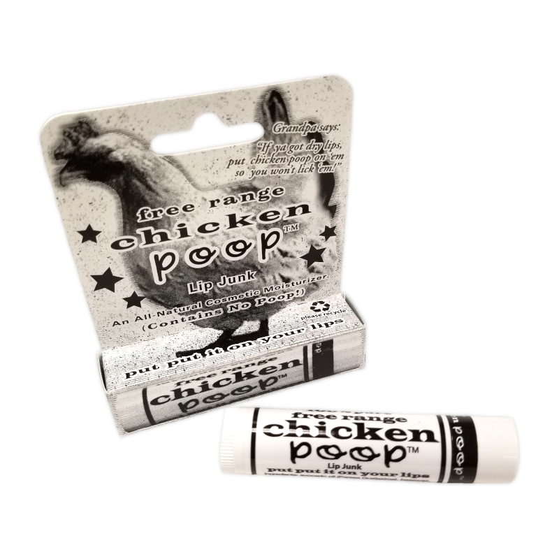 100% Free Range Chicken Poop Lip Junk - Original