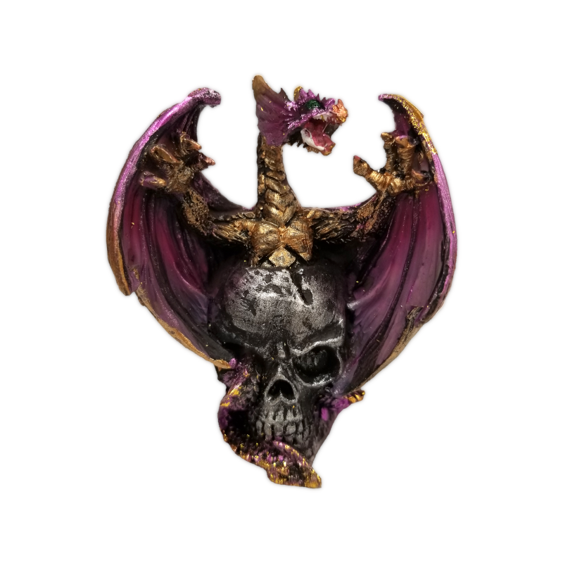 Dragon & Skull - Purple