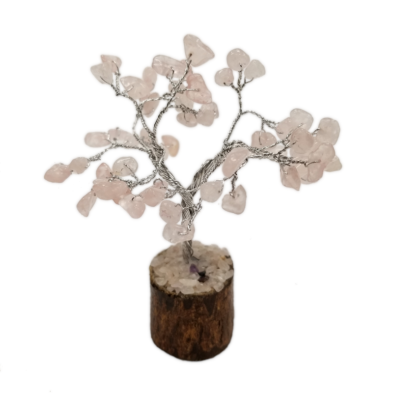 Mini Gemstone Tree Rose Quartz
