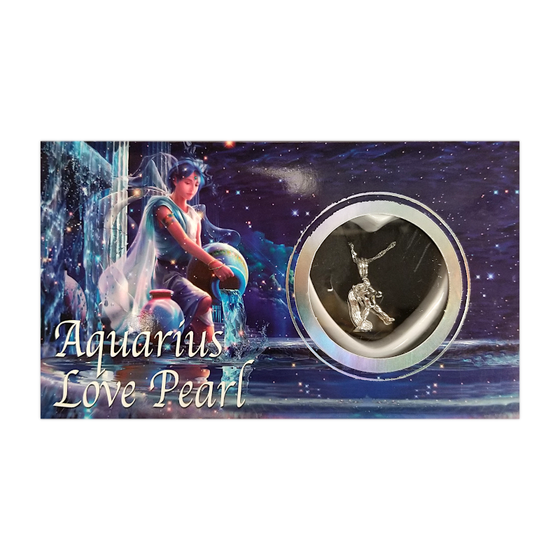 Pearl Discovery Necklace - Aquarius Zodiac
