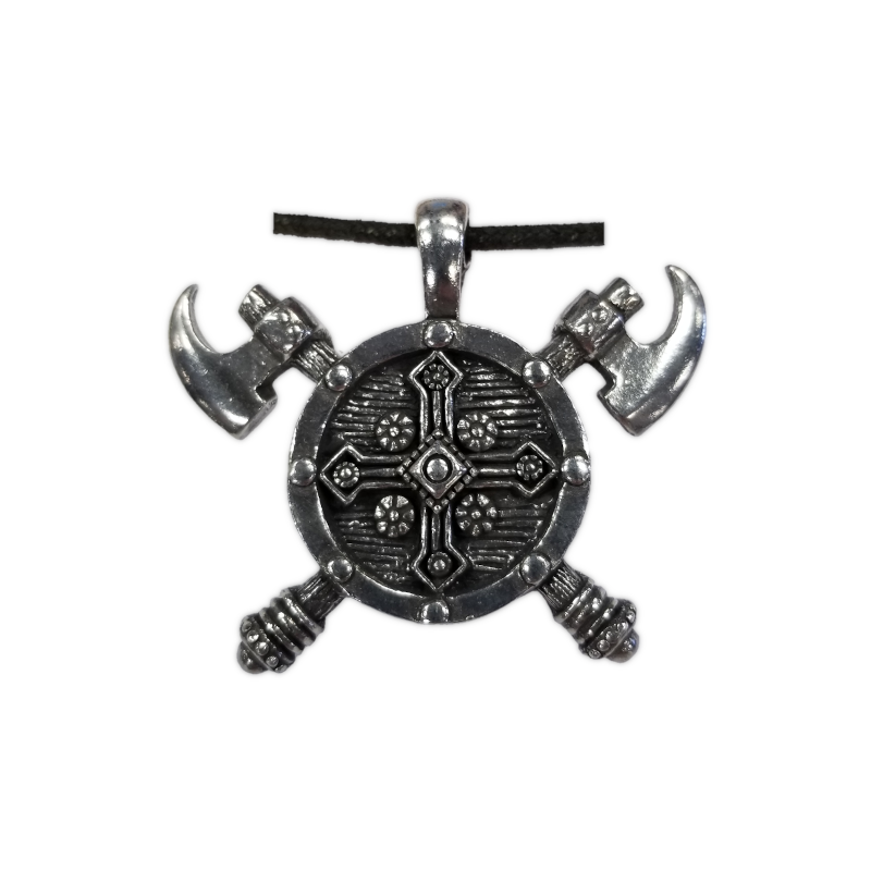 The Ancients Pewter Pendant - Viking Shield