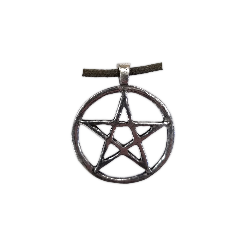 Wicca Pewter Pendant - The Pentacle